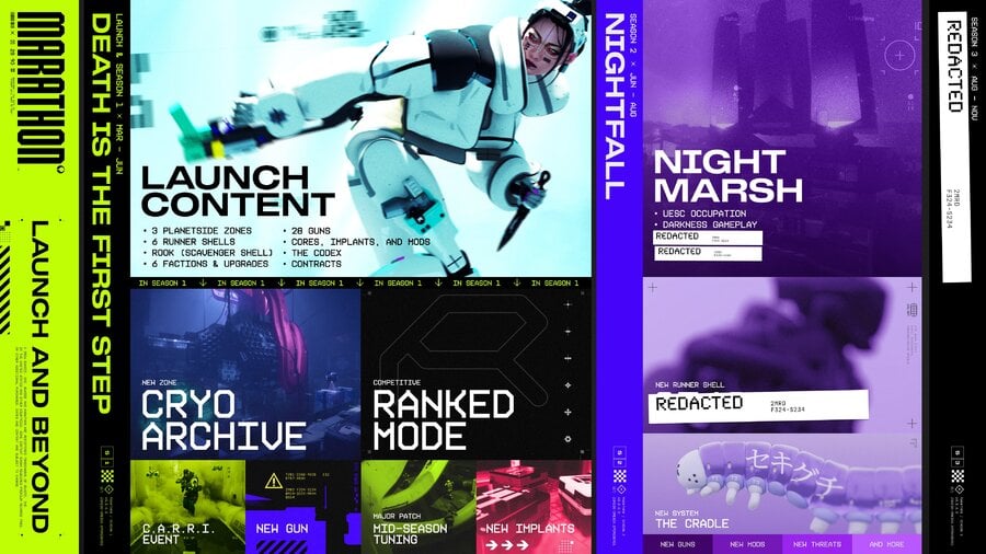 Bungie Confirms First Two Marathon Seasons, Both Adding Free Content