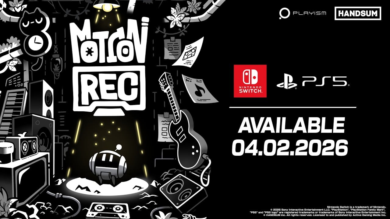 MotionRec for PS5, Switch launches April 2