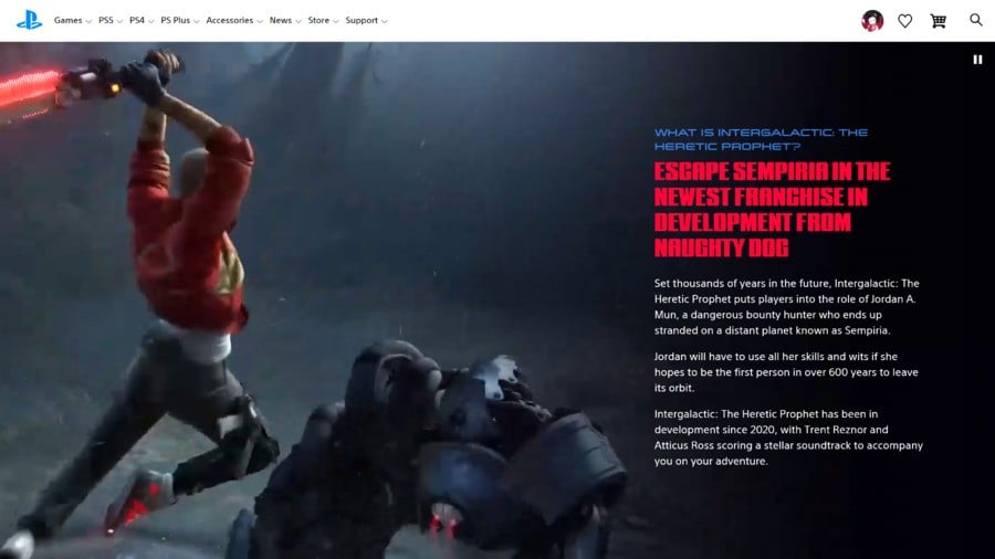 PS5 Exclusive Intergalactic’s Alleged New Webpage Is No Big Deal At All