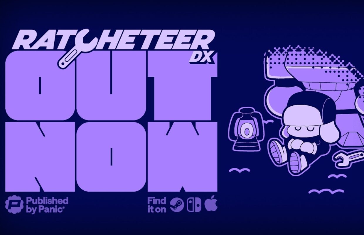 Ratcheteer DX from Panic is now available for Nintendo Switch, PC, and macOS