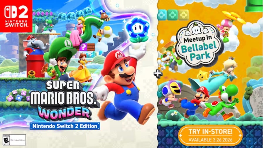PSA: Super Mario Bros. Wonder + Meetup In Bellabel Park Demo Now Available At Switch 2 Kiosks (North America)