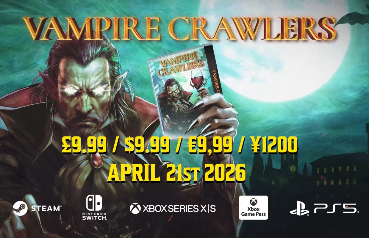 Vampire Crawlers launches on April 21 for PS5, Xbox Series, Switch, and PC