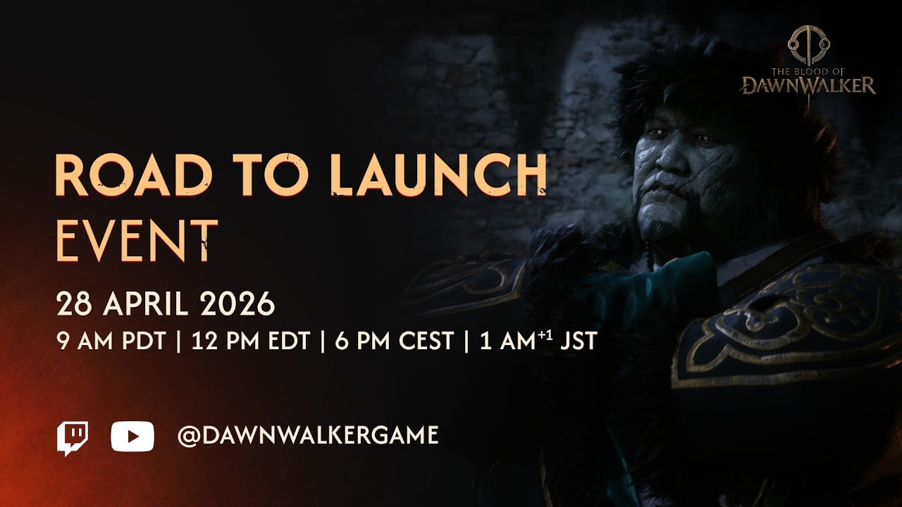 The Blood of Dawnwalker ‘Road to Launch’ event set for April 28