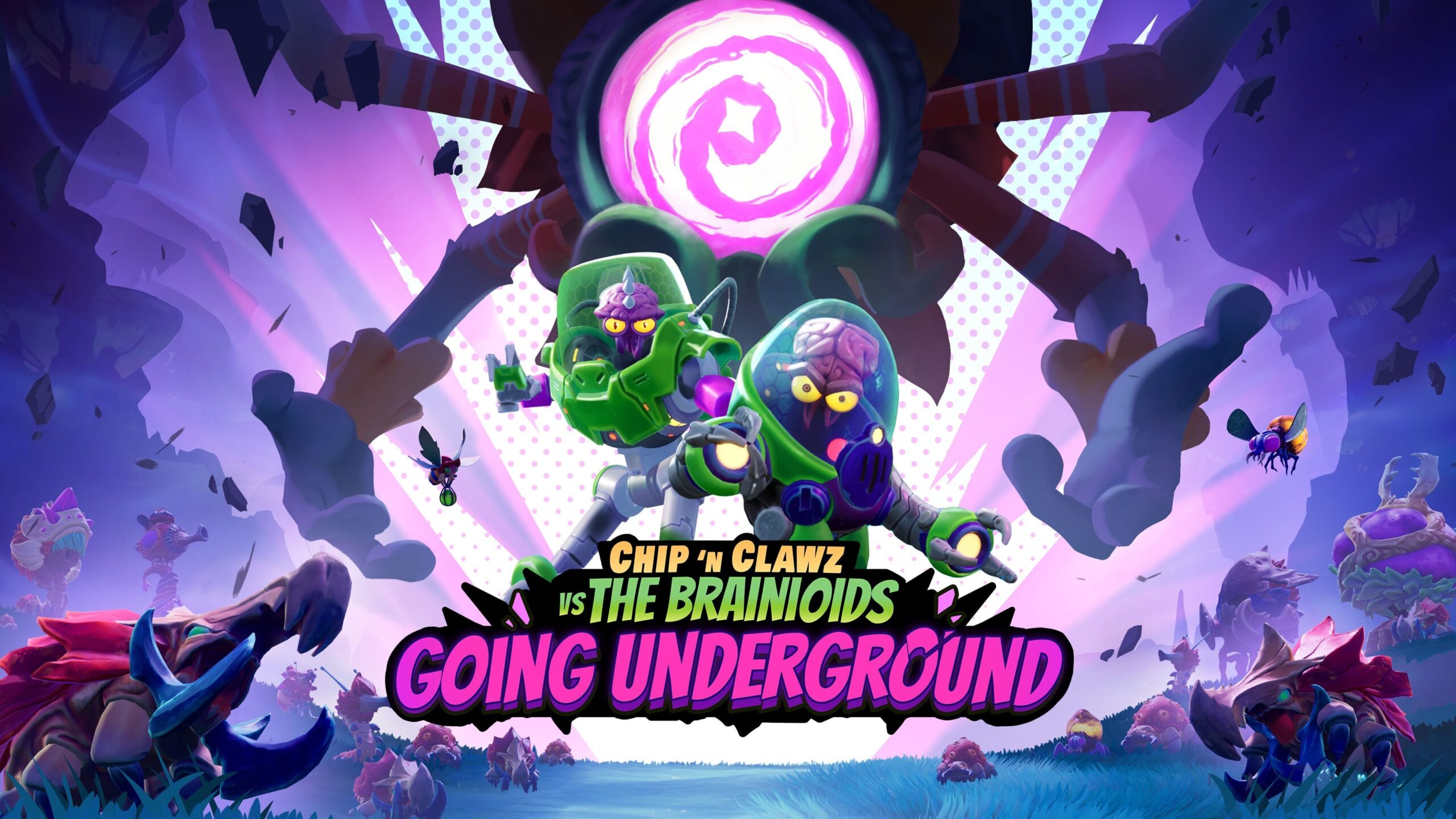 Chip ‘n Clawz vs. The Brainioids DLC ‘Going Underground’ announced