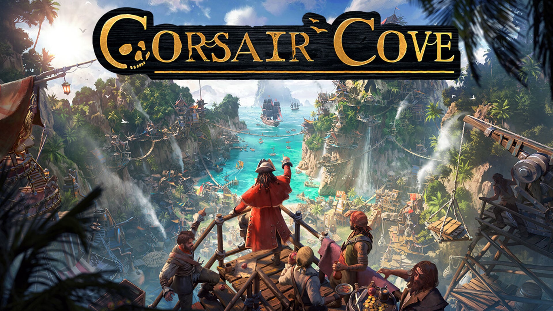 Pirate city builder Corsair Cove announced for PC