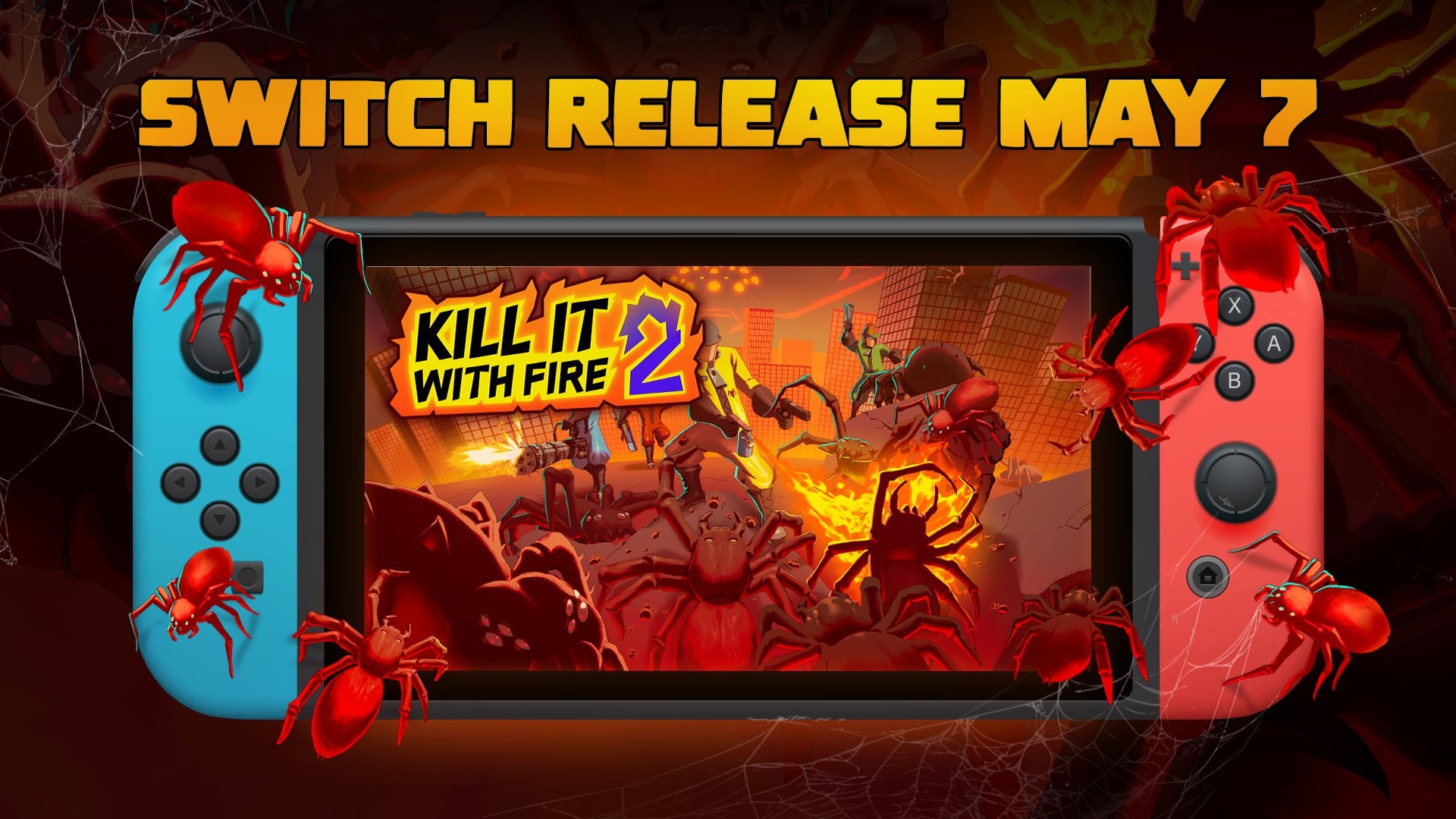 Kill It With Fire 2 coming to Switch on May 7