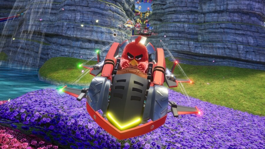 Reminder: Sonic Racing: CrossWorlds Adds Angry Birds Racer ‘Red’ As Free DLC