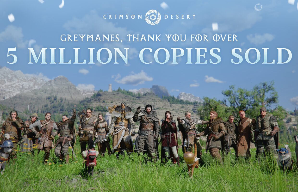 Crimson Desert has sold through over 5 million copies worldwide