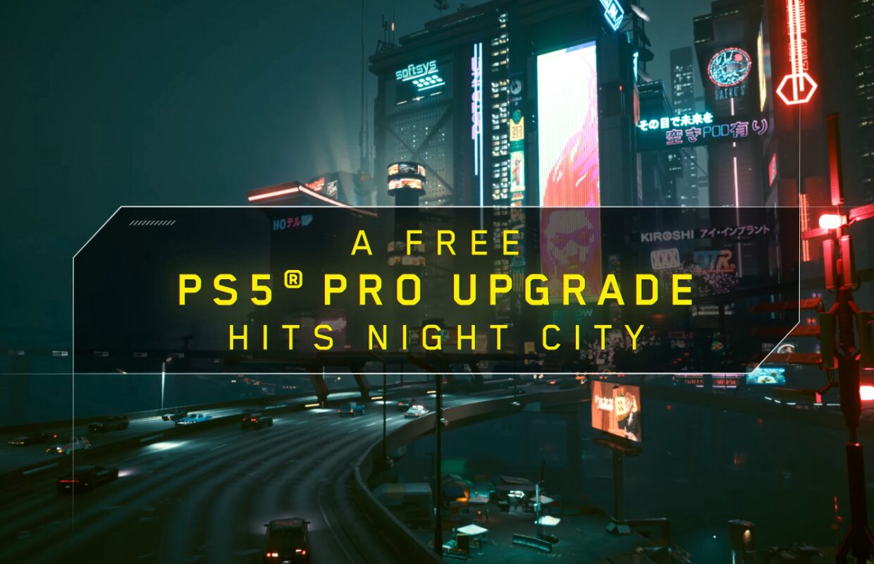 Cyberpunk 2077’s PS5 Pro upgrade is now available featuring three visual modes