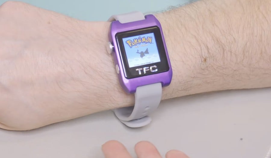 This Wristwatch-Sized Game Boy Color Doesn’t Use Emulation And Runs Physical Carts