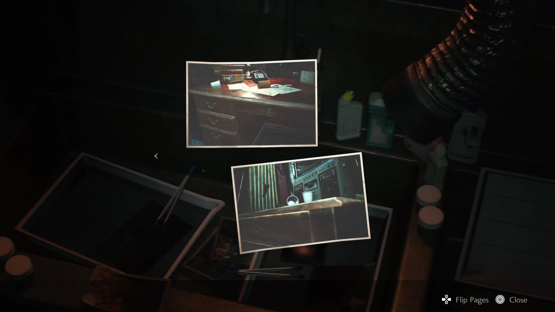 Resident Evil 2 Remake: Hiding Place Film Roll photo location solutions