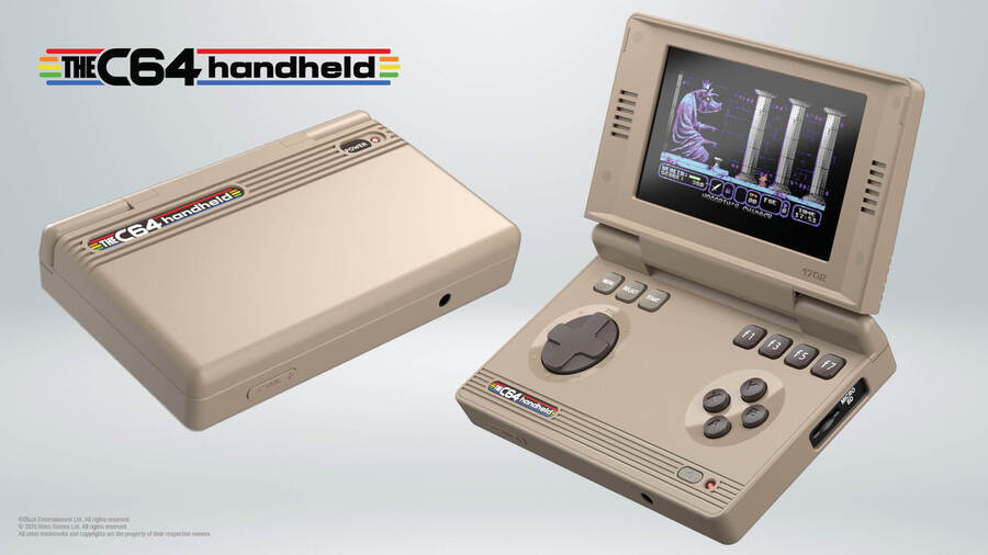The C64 And ZX Spectrum Are Being Reimagined As Nintendo-Style Clamshell Handhelds