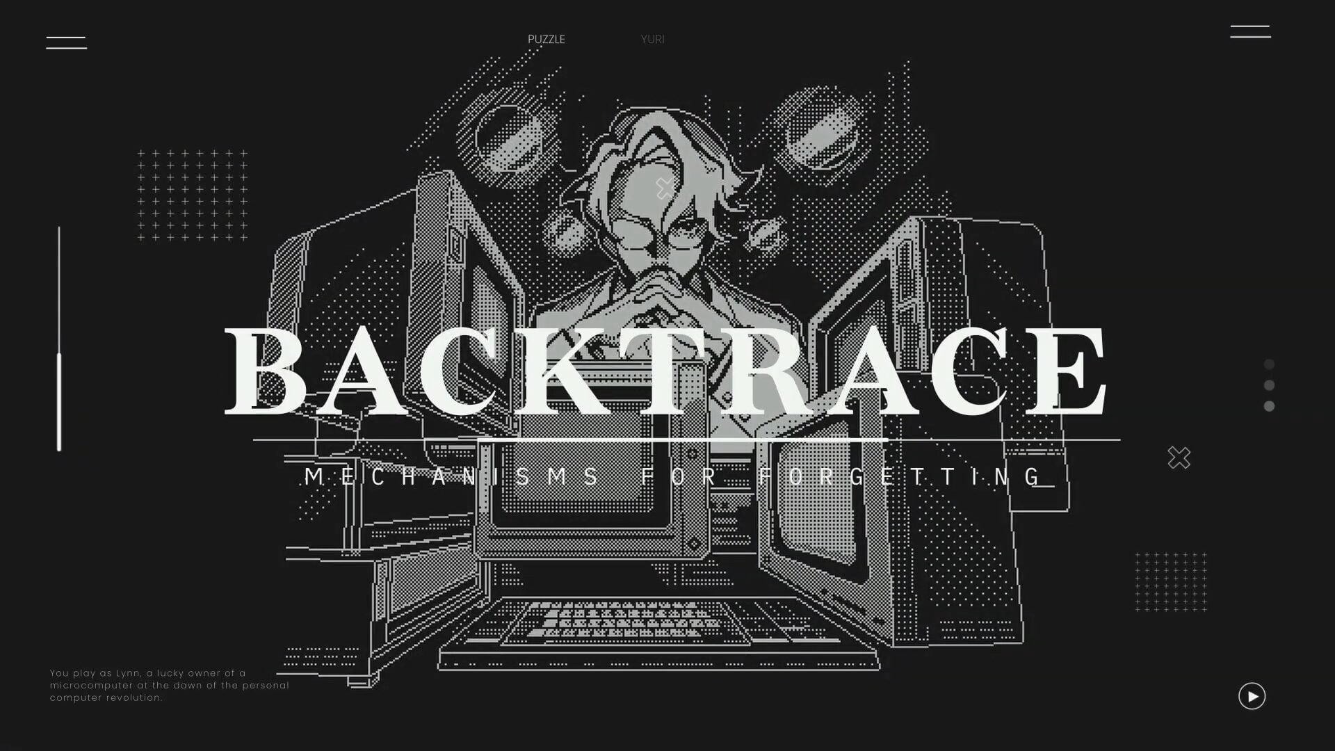 Backtrace: Mechanisms for Forgetting announced for PC – pixel art yuri mystery and puzzle game inside a retro computer
