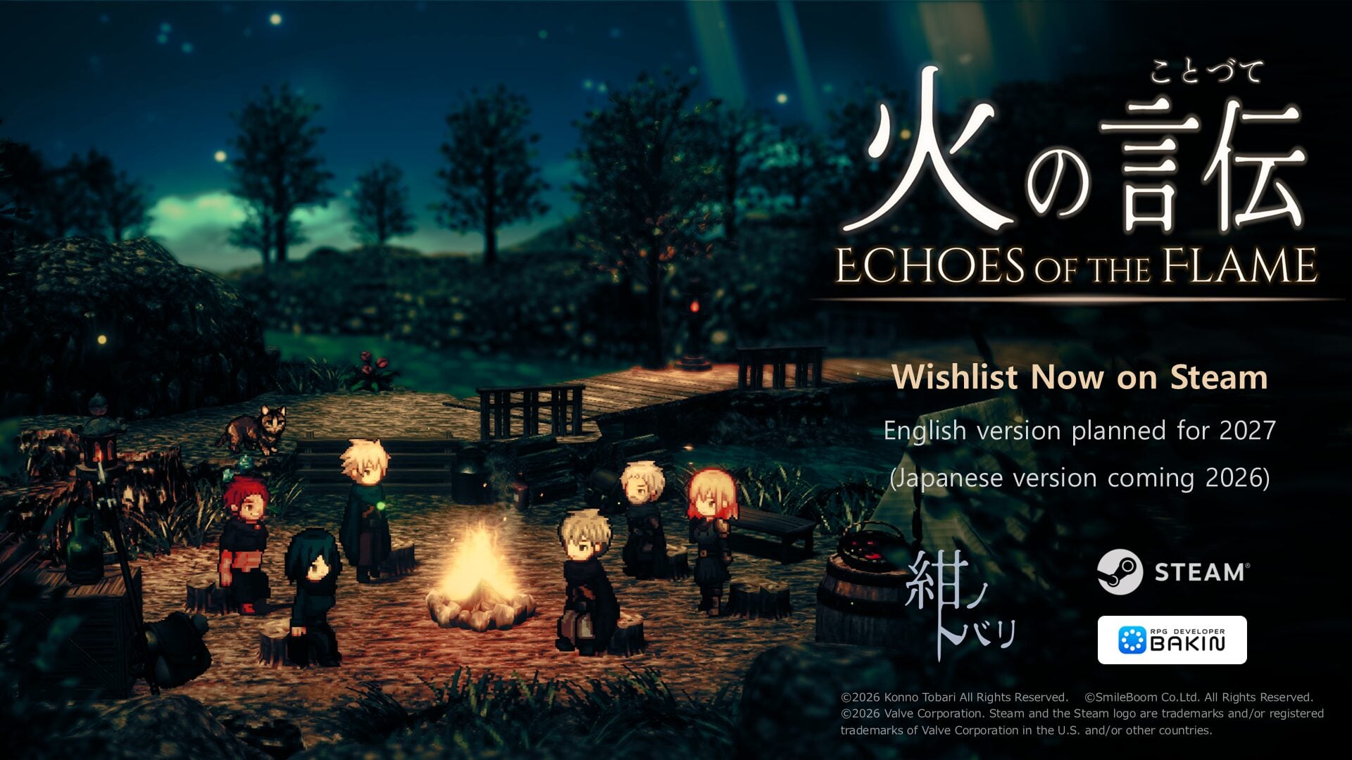 2.5D story-driven turn-based RPG Echoes of the Flame announced for PC