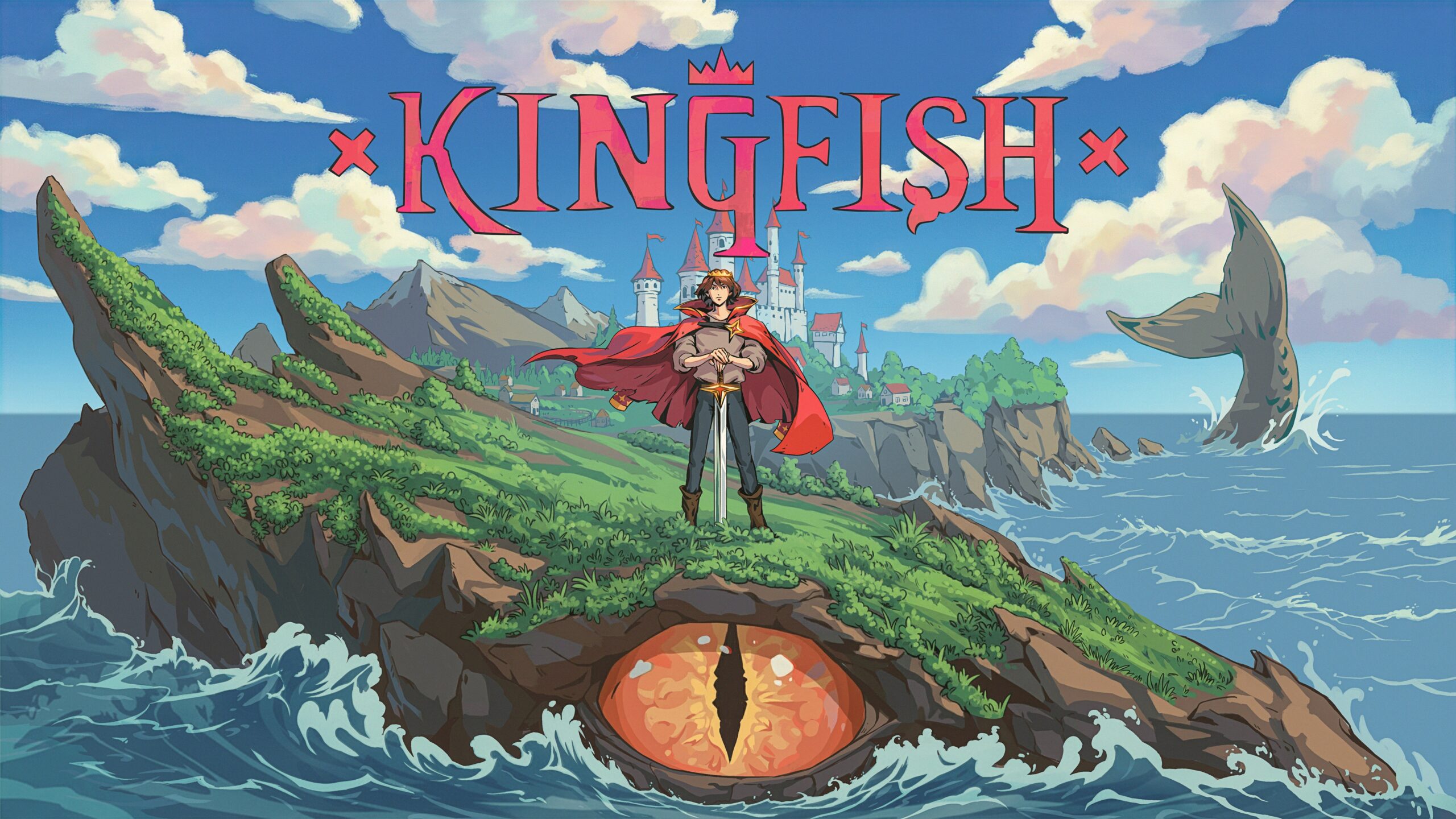 Two-player co-op roguelite city-builder Kingfish announced for consoles, PC