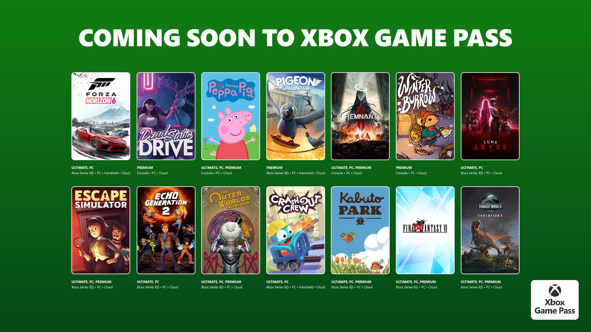 Xbox Game Pass titles for the rest of May have been revealed