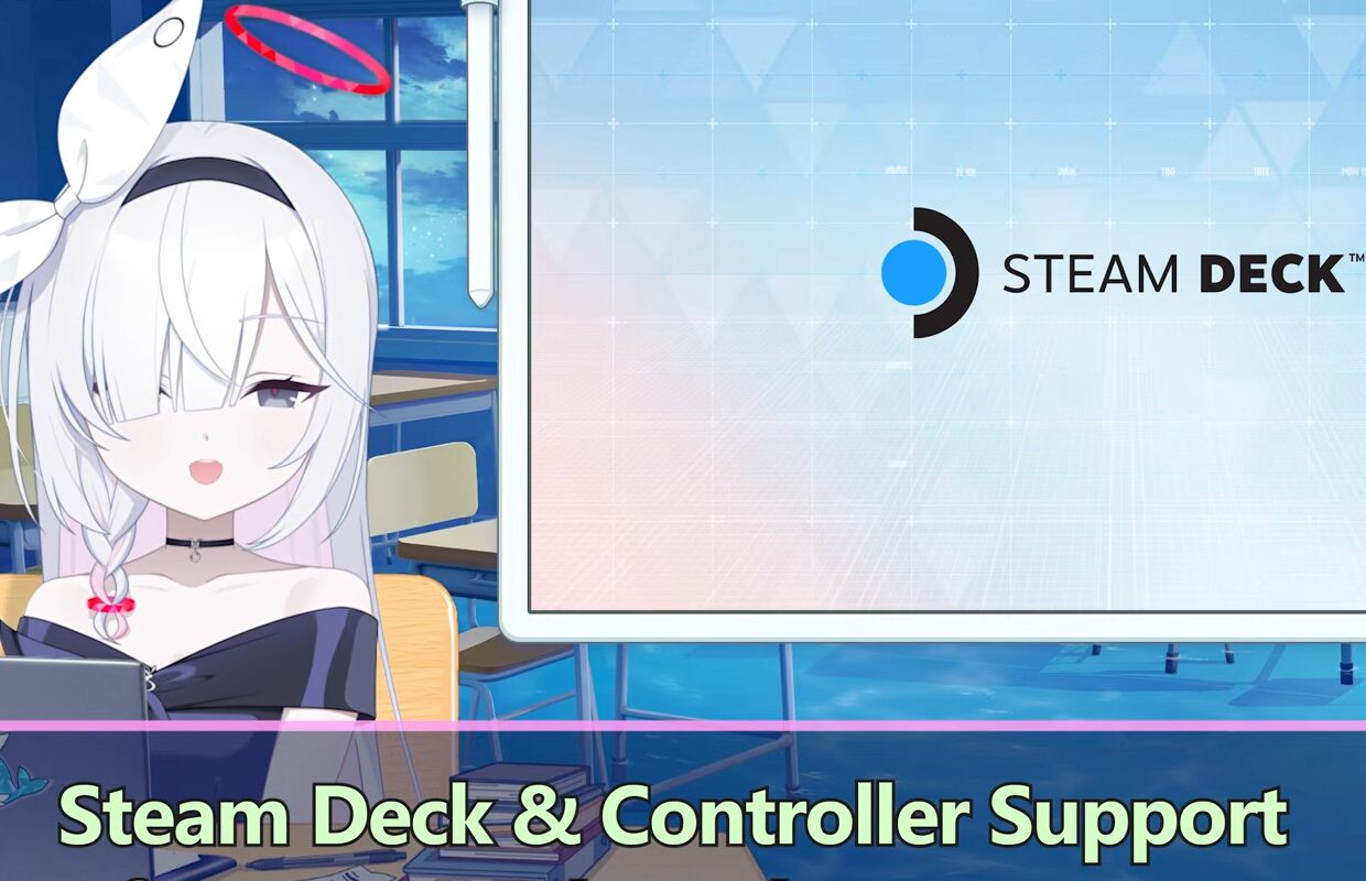 Blue Archive will get official Steam Deck support and controller support after May 26