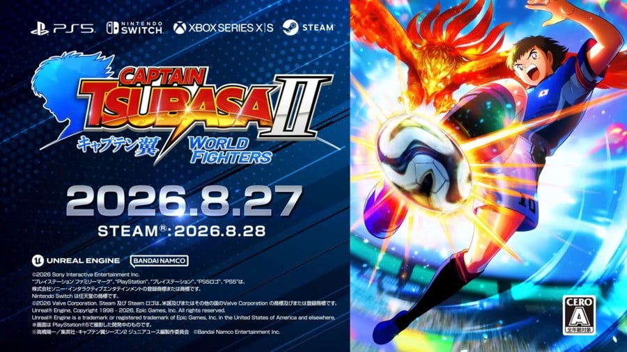 Captain Tsubasa 2: World Fighters Reveals August 2026 Kick-Off For Switch