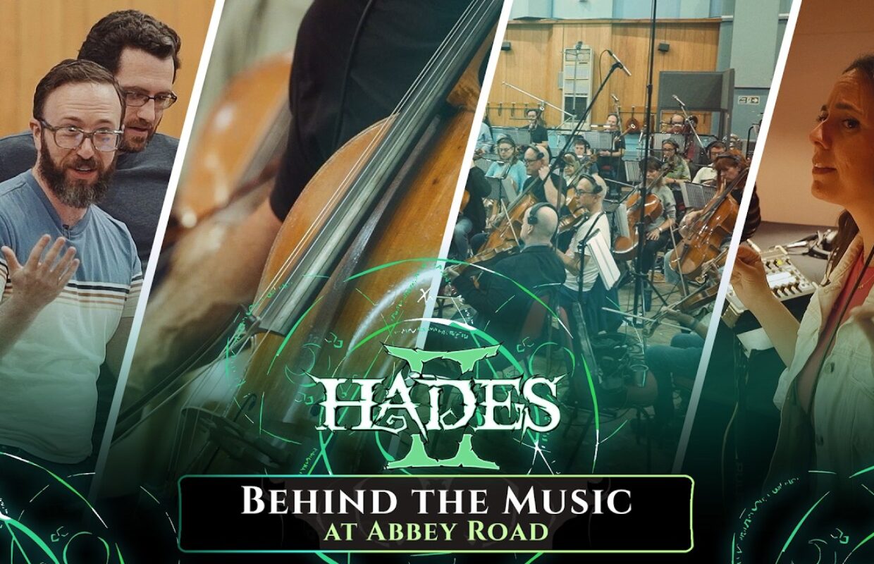 Hades II – Behind the Music at Abbey Road Studios video showcases four songs