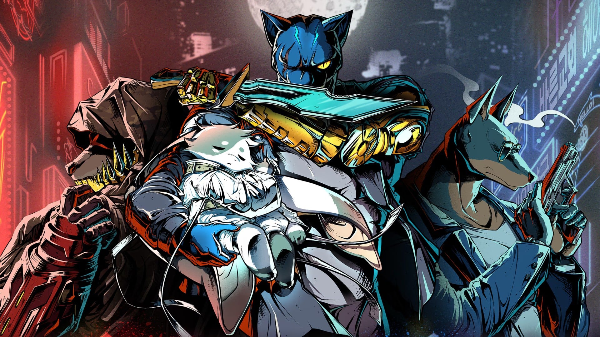 PS5’s Kusan: City of Wolves Is Basically Hotline Miami But Somehow Even More Extreme
