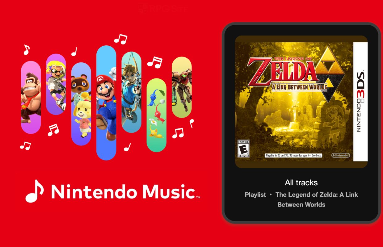 The Legend of Zelda: A Link Between Worlds soundtrack is now available on Nintendo Music