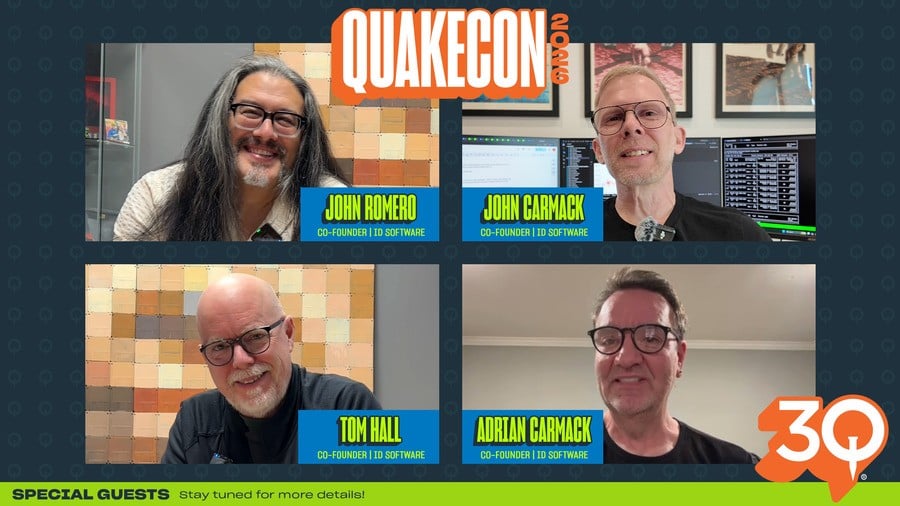 “Guess Who’s Coming To QuakeCon?” – Event’s 30th Set To Be The First Time id’s Four Co-Founders Have Been Together Since 1993
