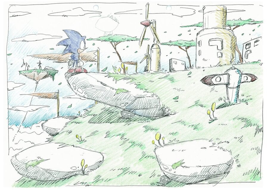 Gallery: SEGA Shares Early Sonic Adventure Concept Art, Here’s A Look