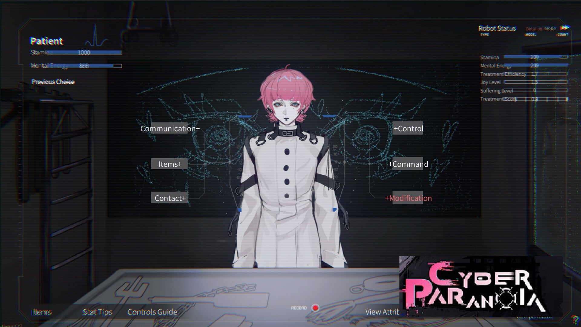 Cyber Paranoia Is a Medicalcore Romance Otome with Morally Questionable Relationship Choices, Demo Out Now