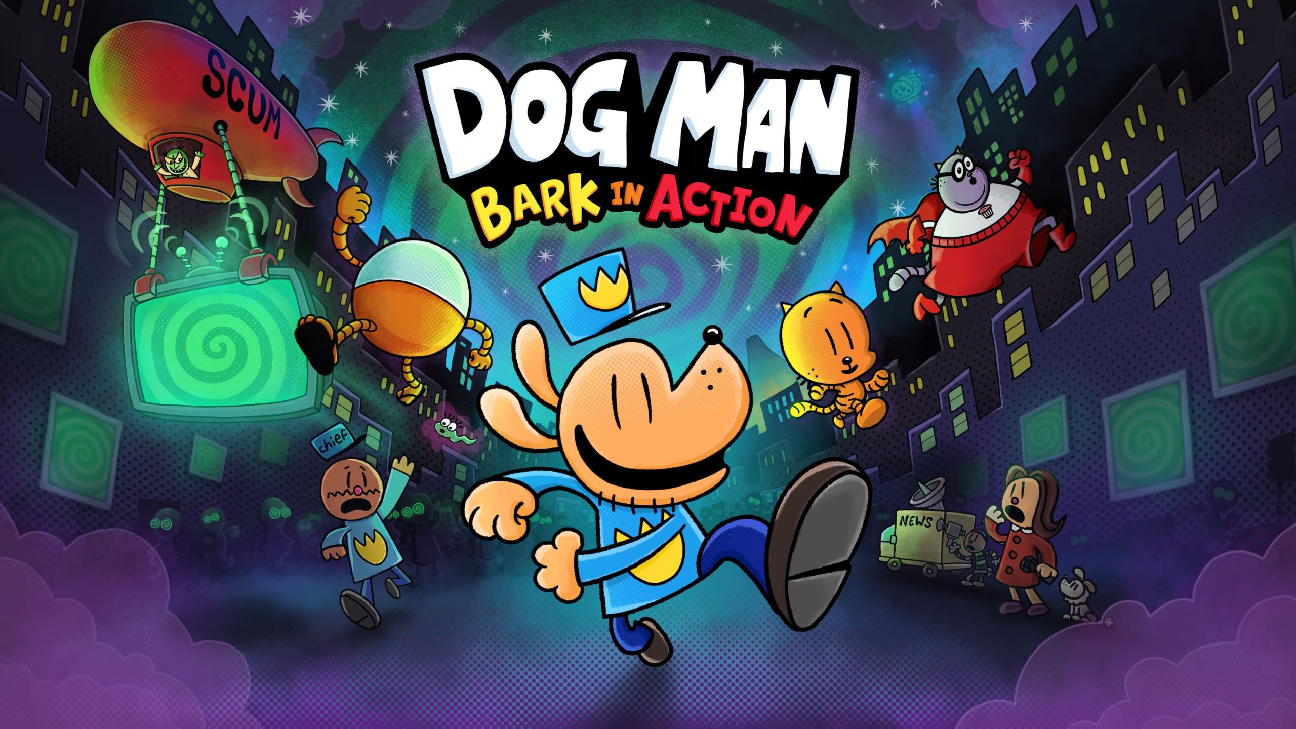 Dog Man: Bark in Action announced for PS5, Xbox Series, PS4, Xbox One, Switch, and PC