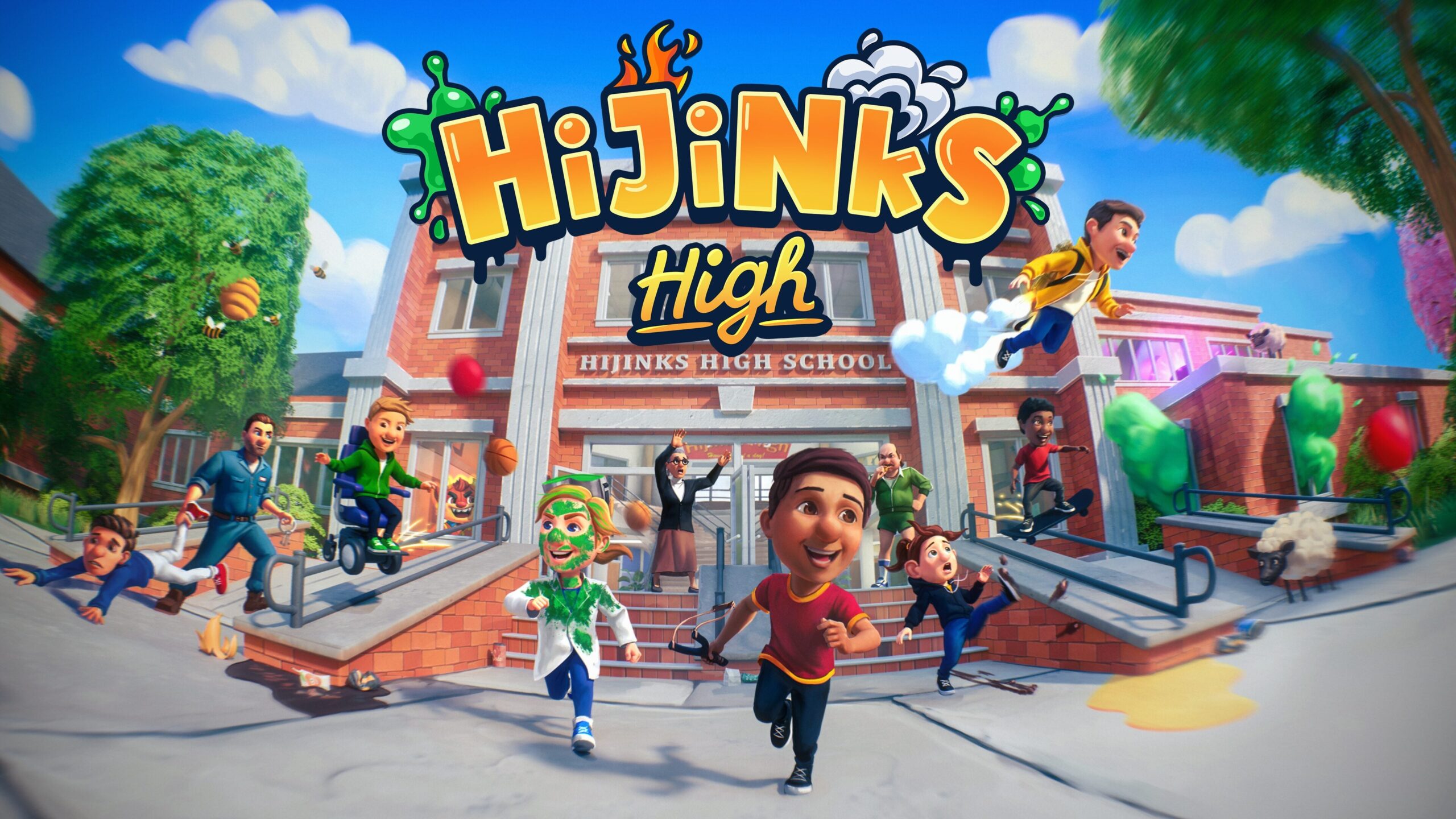 Sackbird Studios announces school multiplayer party game Hijinks High for consoles, PC
