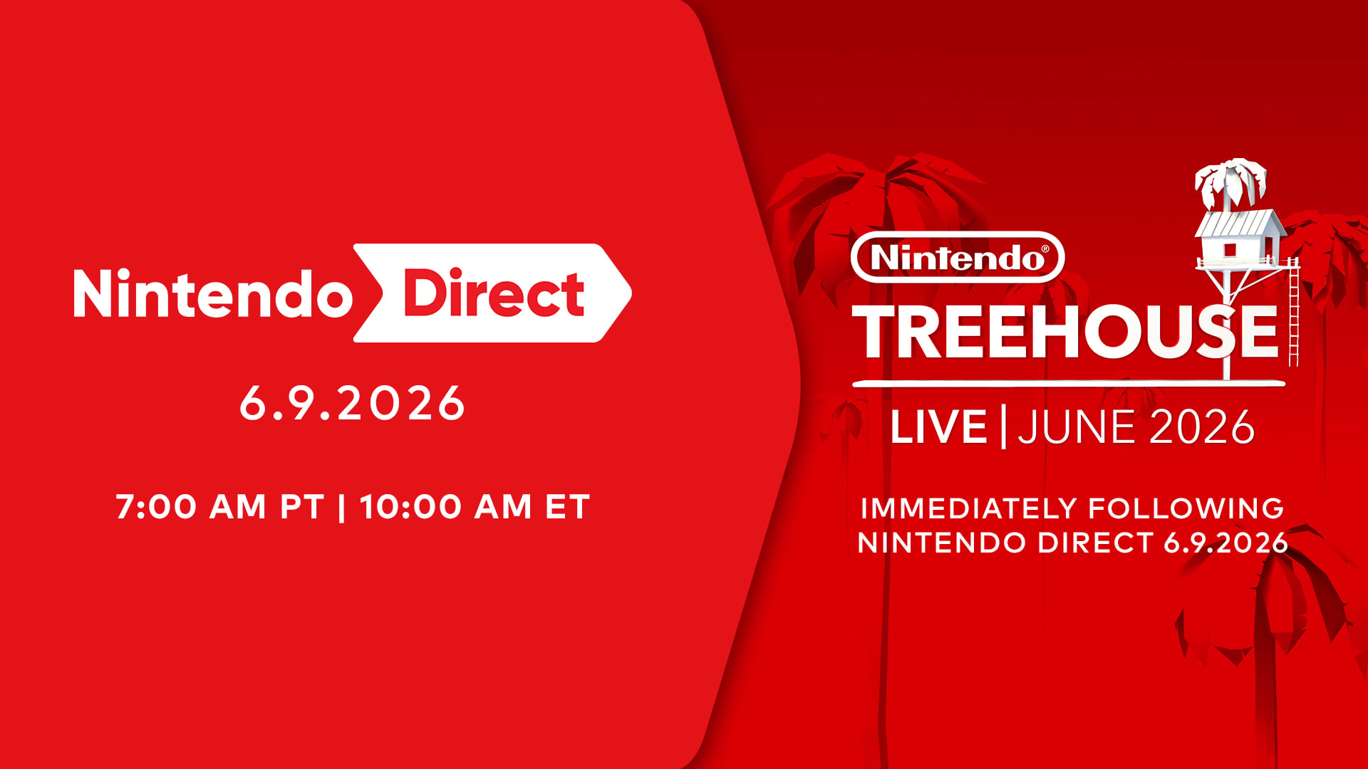 Nintendo Direct set for June 9, followed by Nintendo Treehouse: Live!