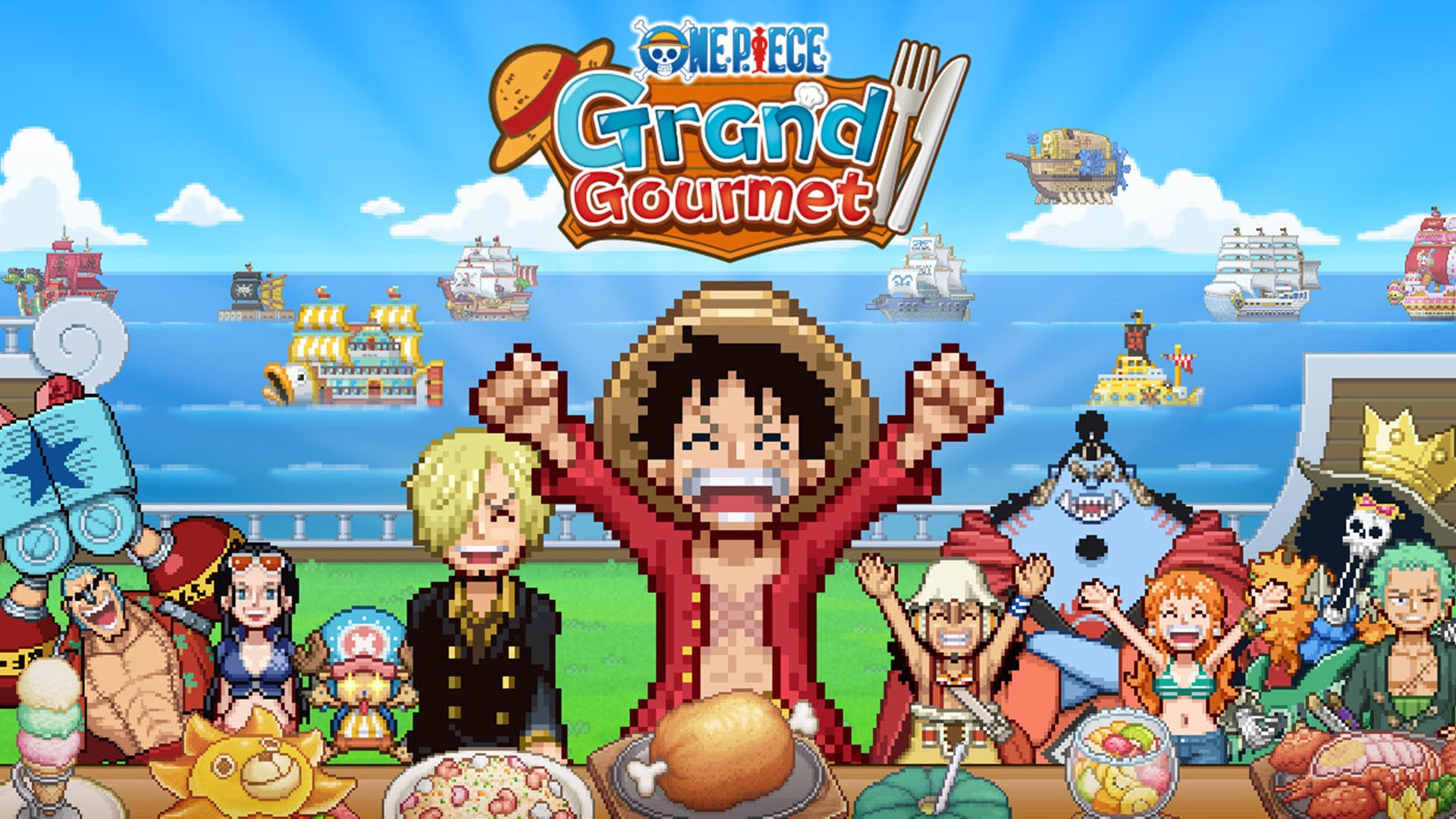 Bandai Namco and Kairosoft announce One Piece: Grand Gourmet for Switch 2, Switch, PC, iOS, and Android