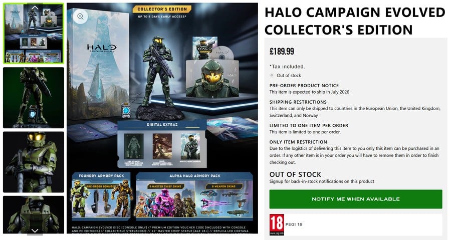 Halo PS5 Collector’s Edition Instantly Sells Out, and for Good Reason