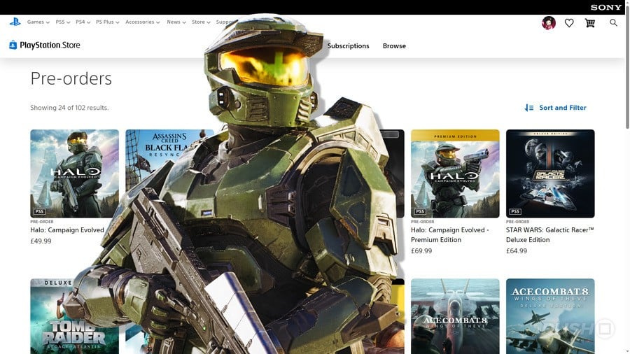 Halo PS5 Poised to Sell Extremely Well, Topping PS Store Charts Around the World