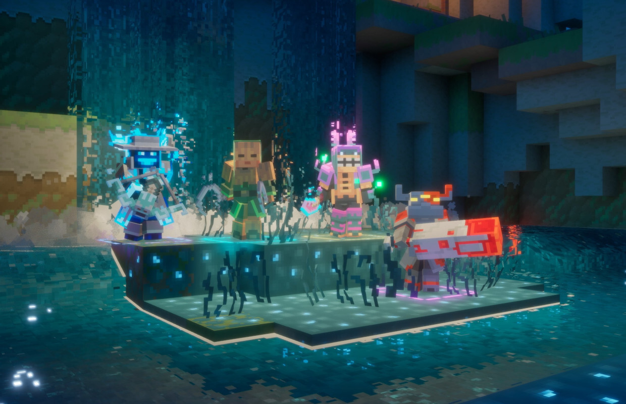 Minecraft Dungeons II wants to grow up, just like its players