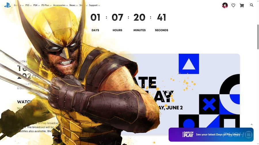 PS5 Fans Hopeful a Countdown Clock Is Teasing a Big State of Play