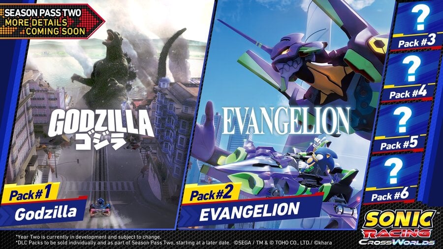 Sonic Racing: CrossWorlds Season Pass 2 Announced, Includes Six New DLC Packs