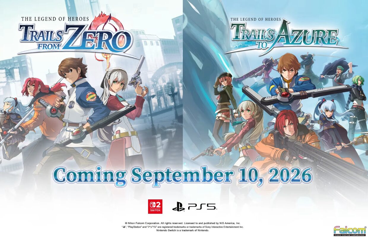 The Legend of Heroes: Trails from Zero and Trails to Azure launch September 10 for PS5 and Switch 2